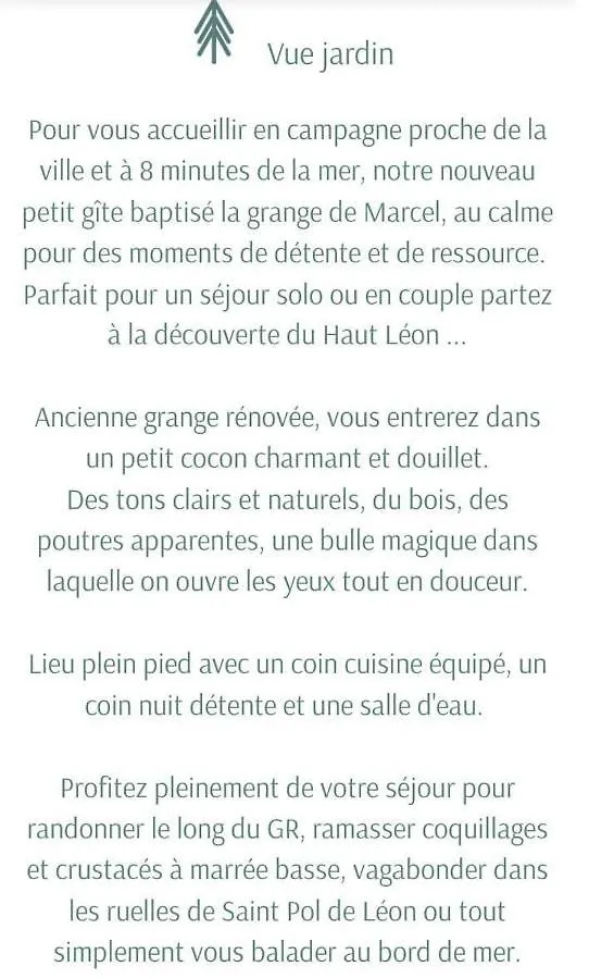 La Grange De Marcel Villa Saint-Pol-de-Leon Holiday home